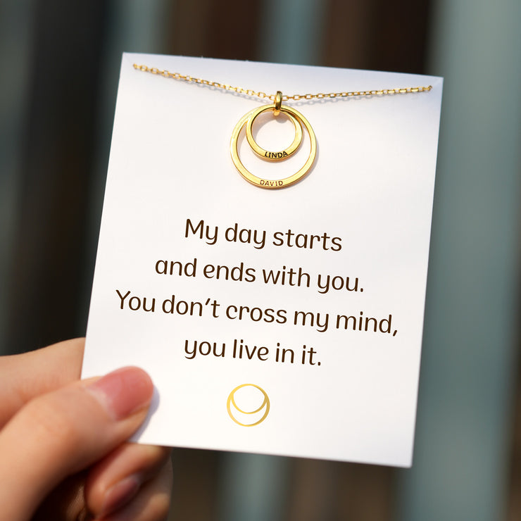 Spiral Circle Necklace