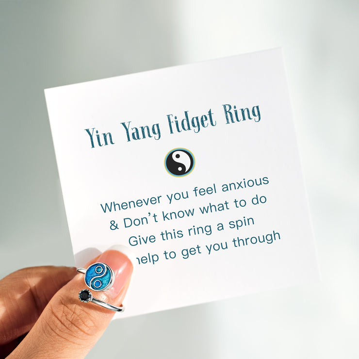 Yin Yang Fidget Ring