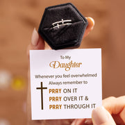 Double Cross Ring-To My Daughter Pray Through It 