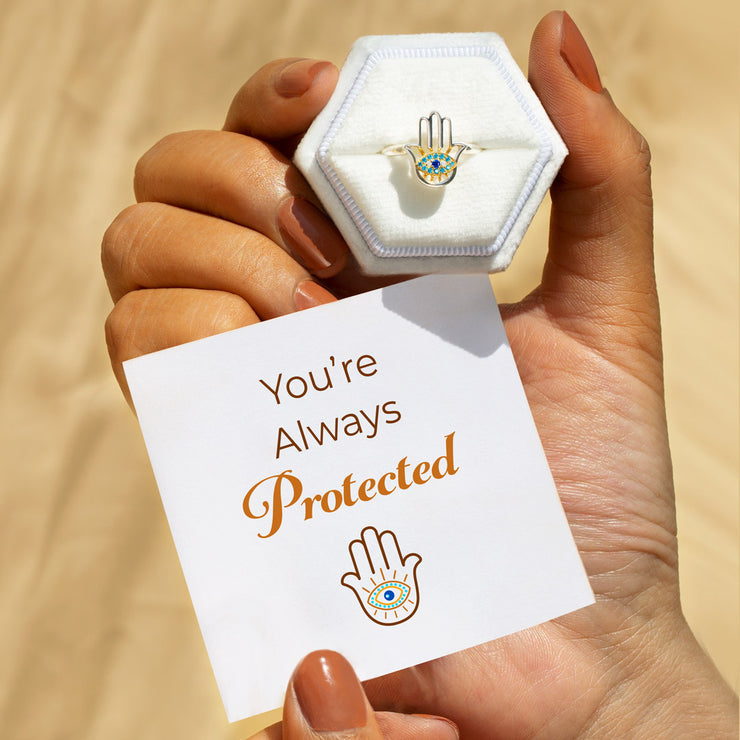 Hamsa Ring - You're Always Protected 