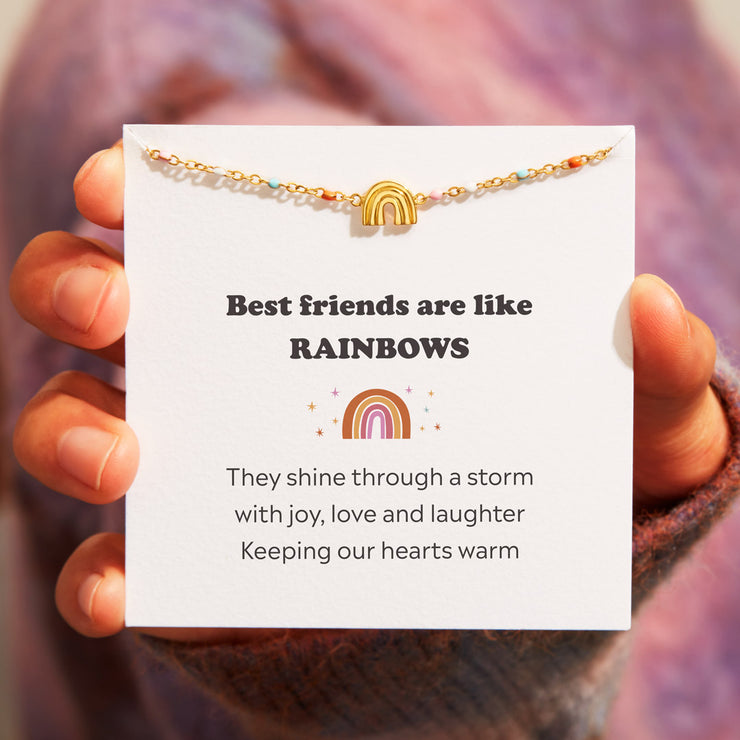 Best Friends Are Like Rainbows Bracelet